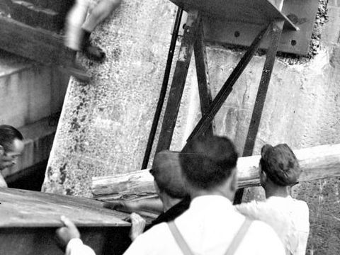 20. Cantiere del Ponte dell'Accademia, 1948