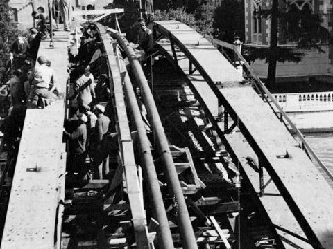 21. Cantiere del Ponte dell'Accademia, 1948