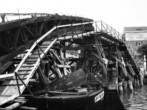 22. Cantiere del Ponte dell'Accademia, 1948