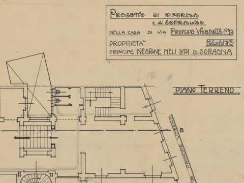 3. Casa di via Principe Umberto 12, Milano, 1920-25
