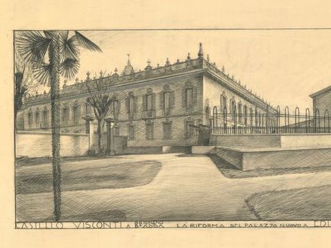 6. Riforma del Castello Visconti a edificio scolastico, 1935