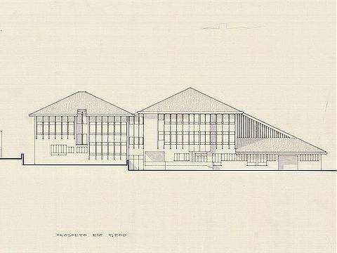 13. Scuola media prospetto est, 1966