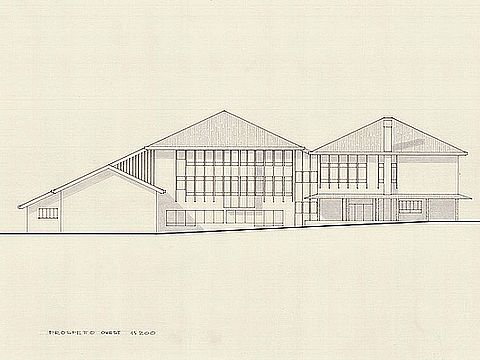 15. Scuola media: prospetto ovest, 1966