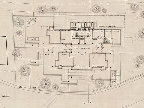 19. Scuola materna: planimetria generale, 1966