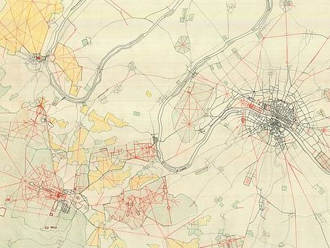 10. Parigi: studio per la pianta, metà del 700, s.d.