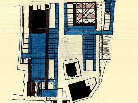 6. Mercato di Rialto: disegno planimetrico, 1985