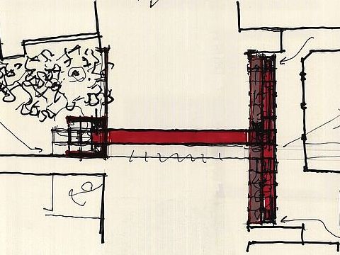 8. Ponte dell'Accademia: studio planimetrico e assonometrico, 1985 