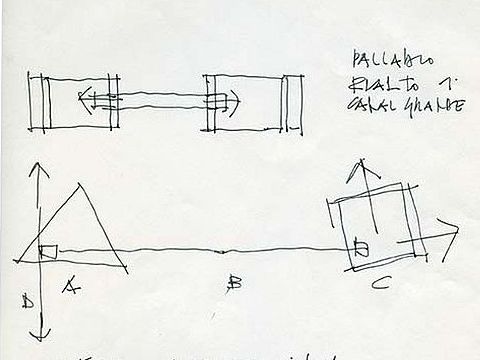 11. Progetto di ricerca Venezia ovest: schema compositivo, 1985