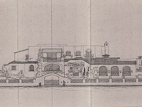 20. Villa Melotti: prospetto, Massaja (Eritrea), 1965-69
