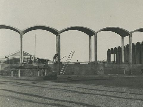 11. Costruzione del portico, s.d.