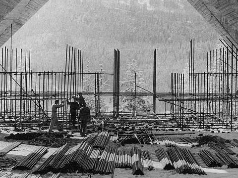 7. Cantiere della colonia montana Eni, 1955-59