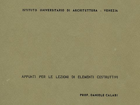 2. Dispensa del corso di Elementi costruttivi 