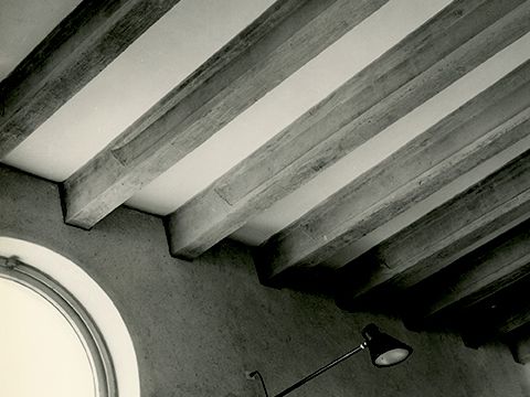 9. Solaio intermedio nella sala capitolare 