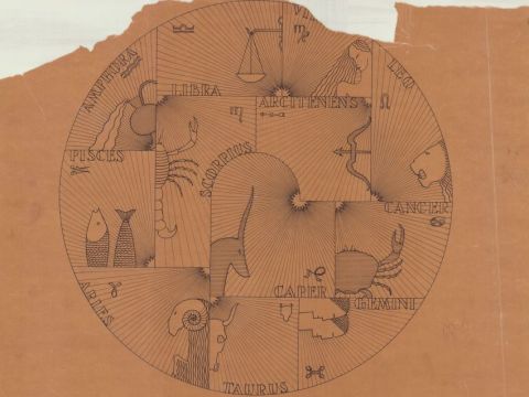8. Studio di elementi decorativi per Christofle, 1931
