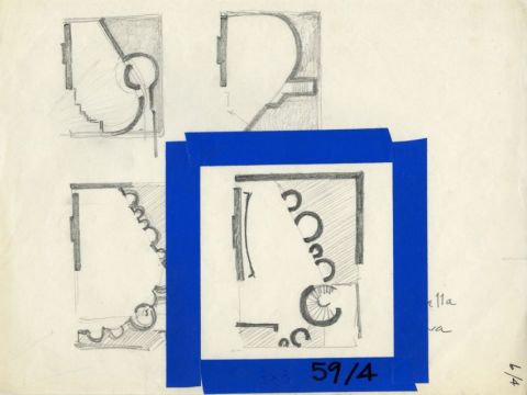 7. Schizzi per la cappella votiva