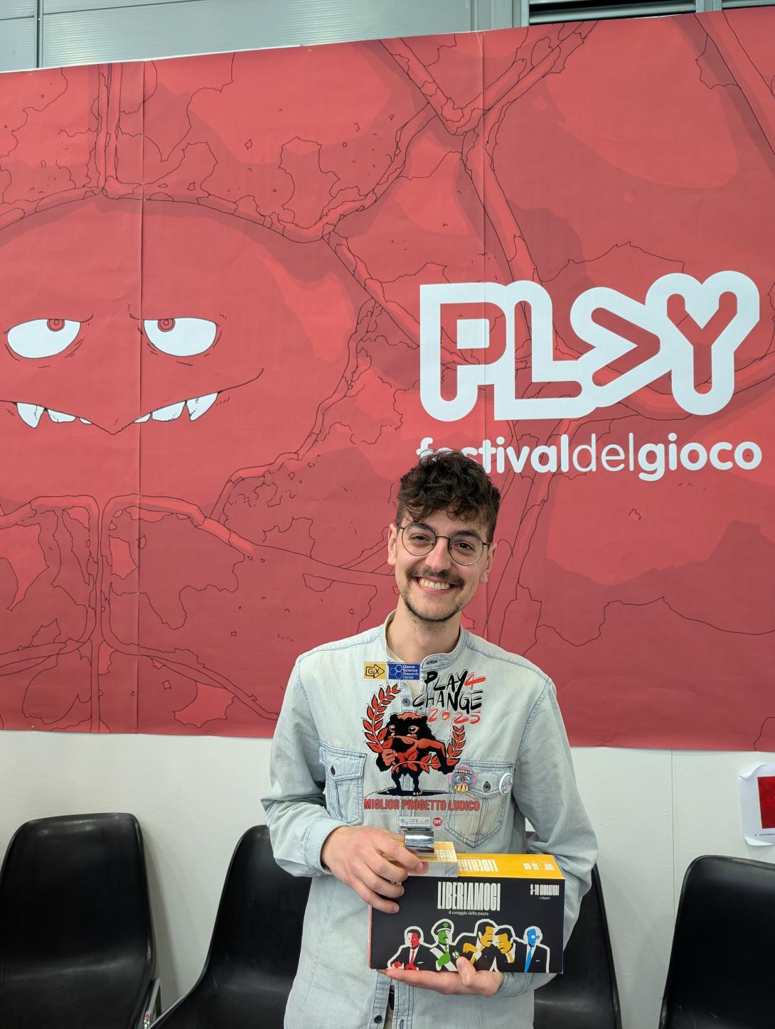 Umberto Marchetti premiato al Play Festival del Gioco 2025