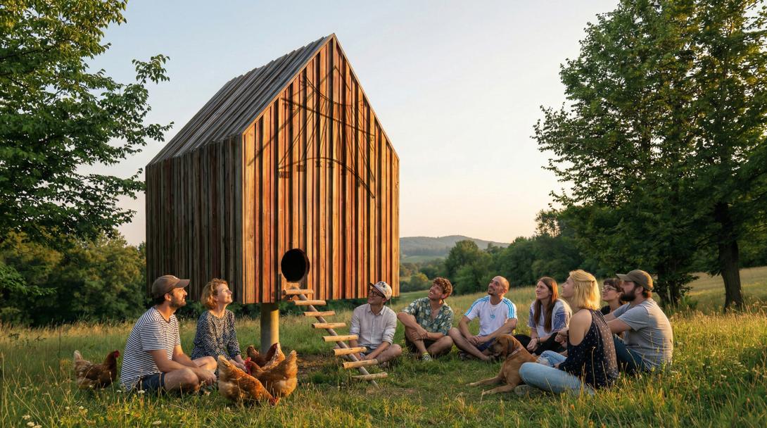 gabriele toneguzzi chicken coop competition outside