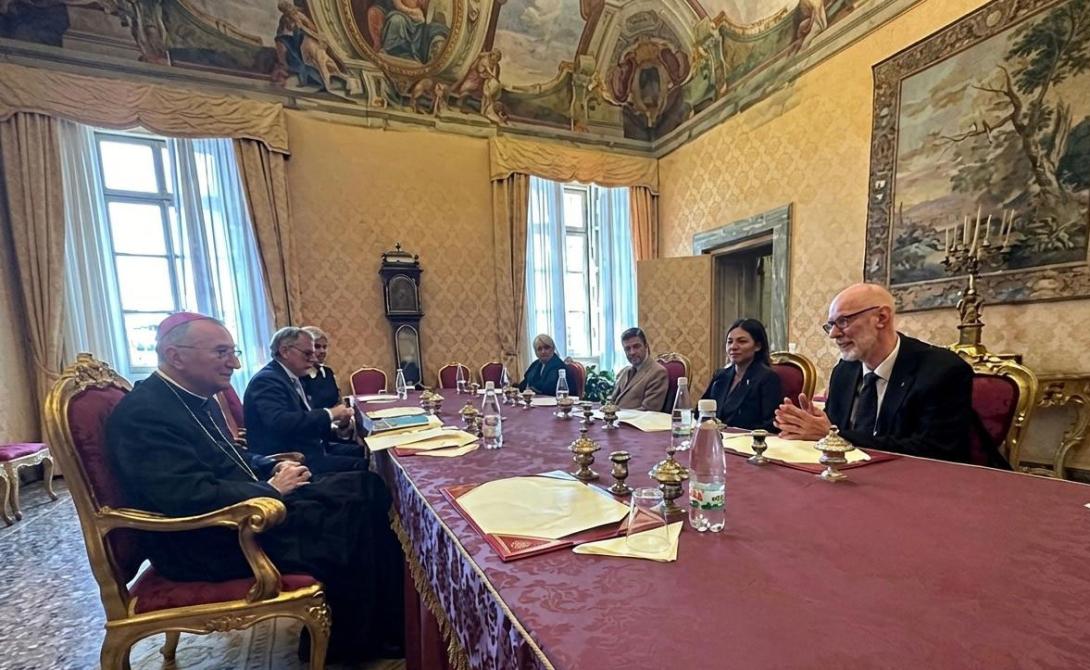 rettore Iuav e cardinale Parolin