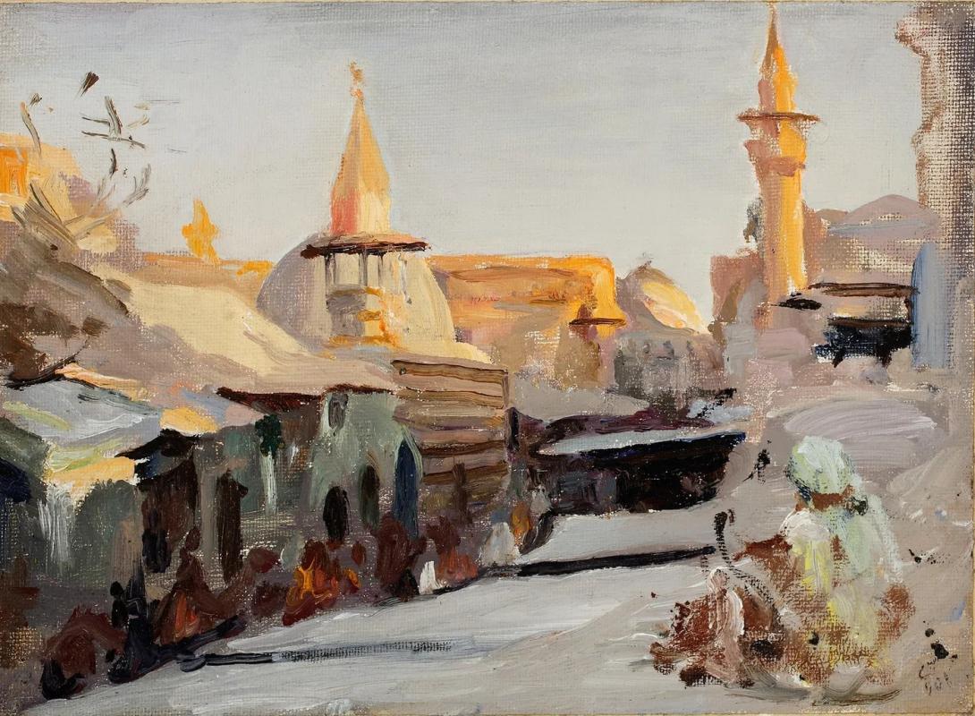 Street in Damascus. From a Journey to Palestine di Jan Ciągliński