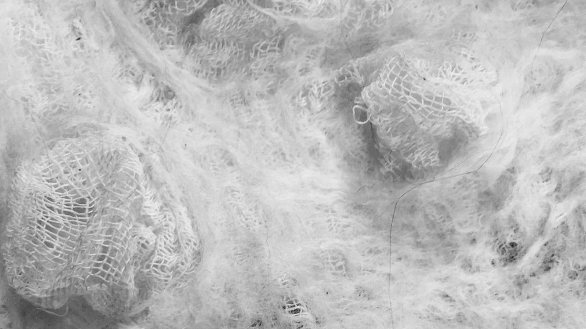 Dettaglio di tessuto in filato di lana