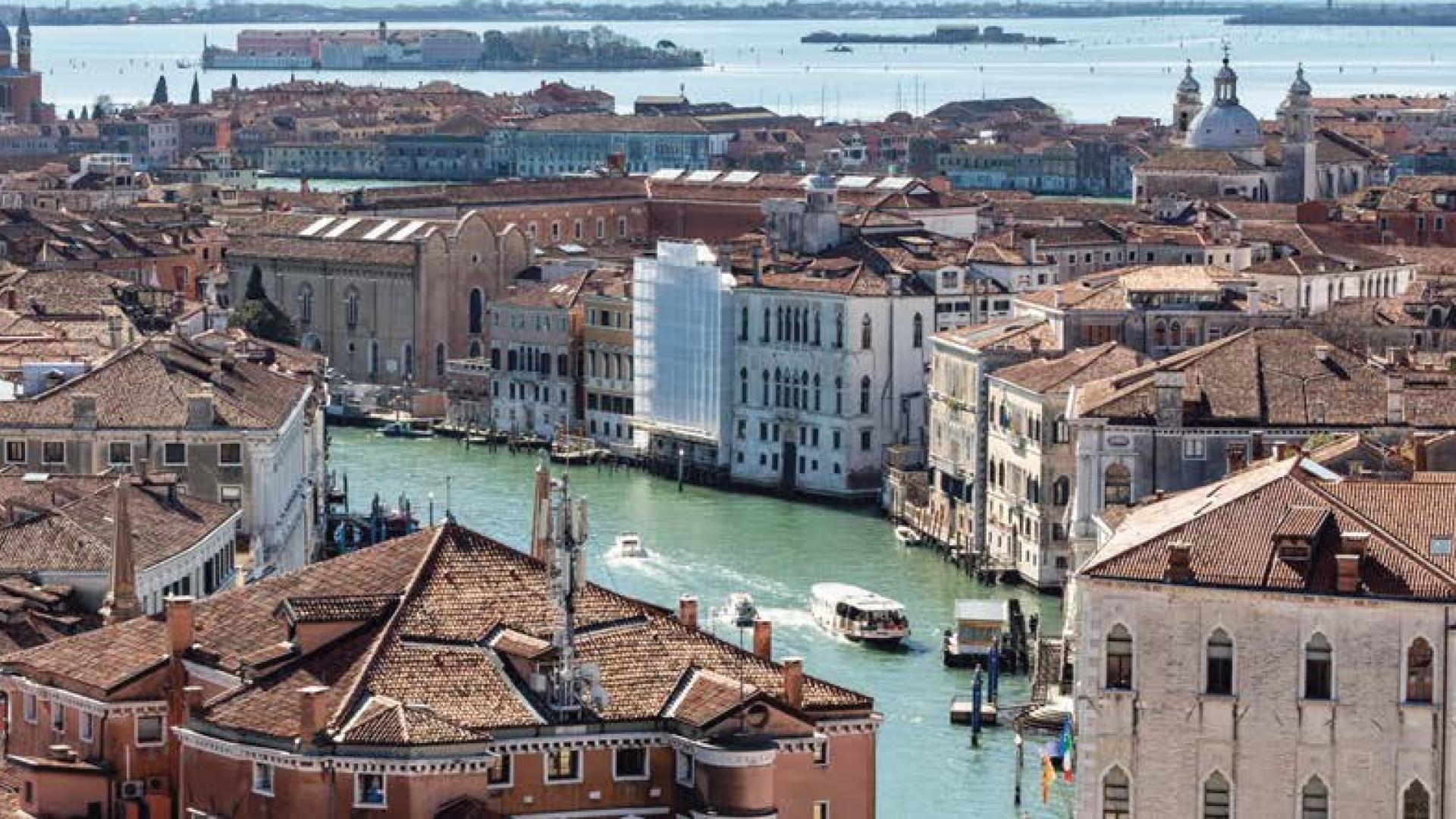 Vista di Venezia dall'alto