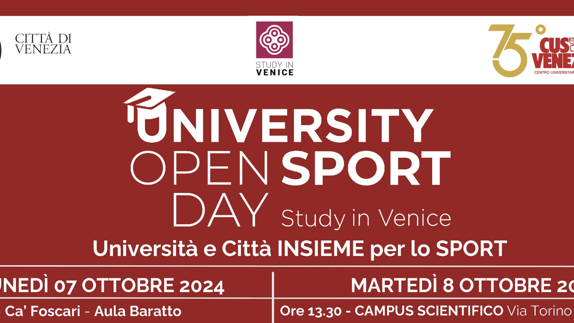 University Open Sport Day  Study in Venice